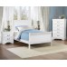 Louis Philippe Nightstand - White